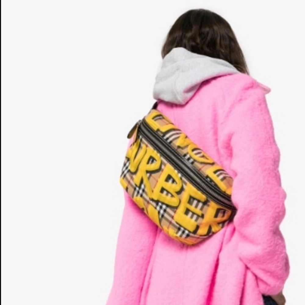 BLACK FRIDAY SALE! Burberry Sonny Graffiti Bum Bag